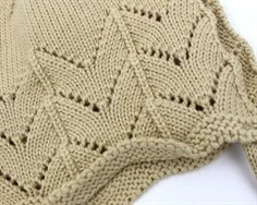 Lil Atelier warm sand/melange strik babyhue bomuld